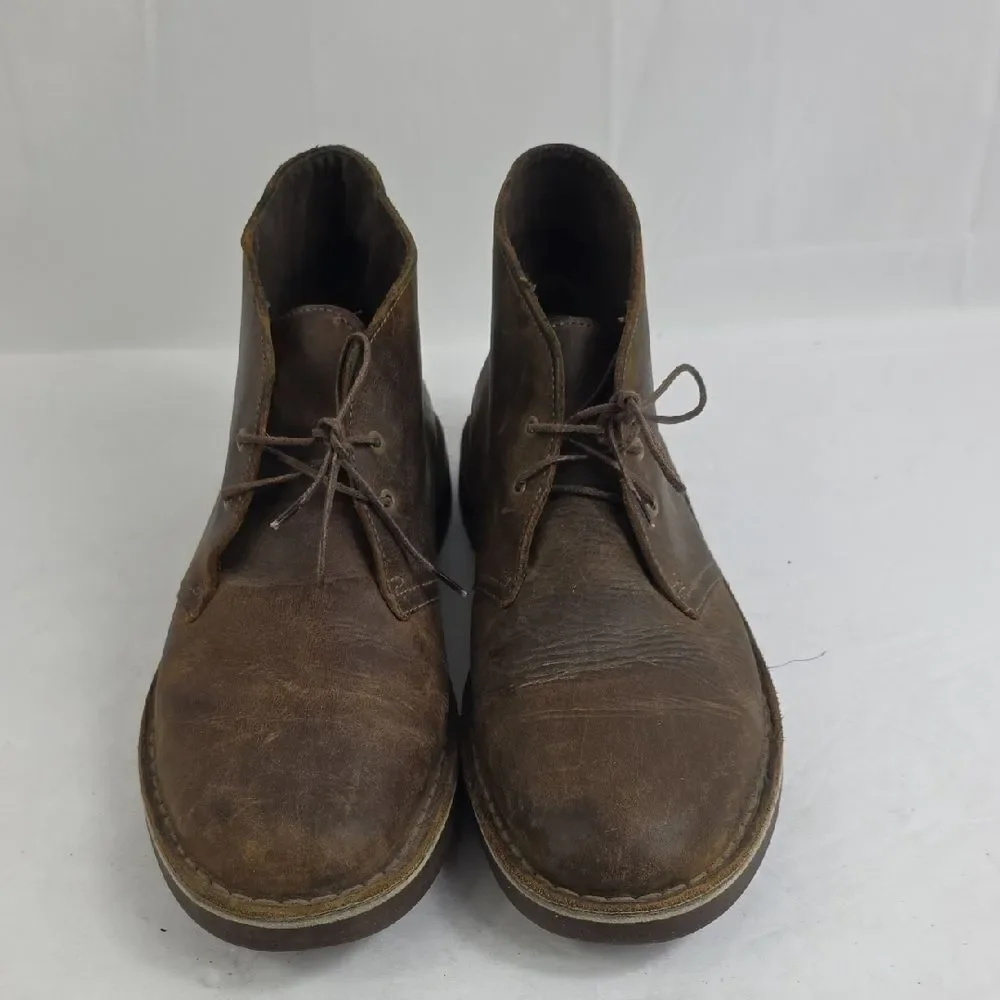Clarks Bushacre 2 Brown Leather Chukka Men's Boots .‎